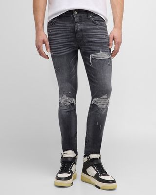 Men's MX1 Crystal Skinny Jeans