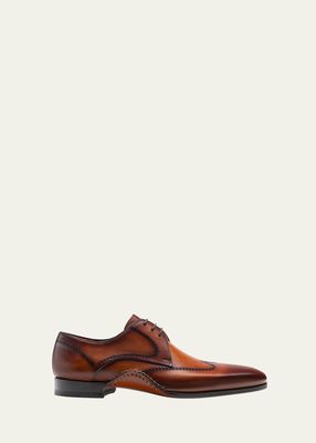 Men's Nacio Leather Wingtip Derby Shoes
