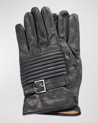 Men's Napa Leather Motorcycle Gloves