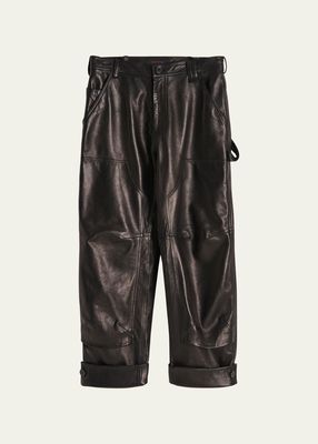 Men's Napa Leather Workwear Pants