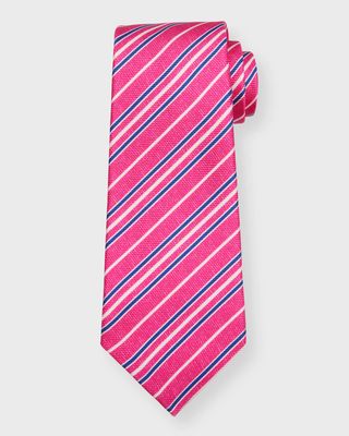 Men's Narrow Stripes Silk Tie