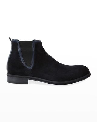 Men's Natural Suede & Leather Chelsea Boot