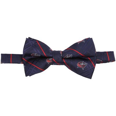 Men's Navy Columbus Blue Jackets Oxford Bow Tie