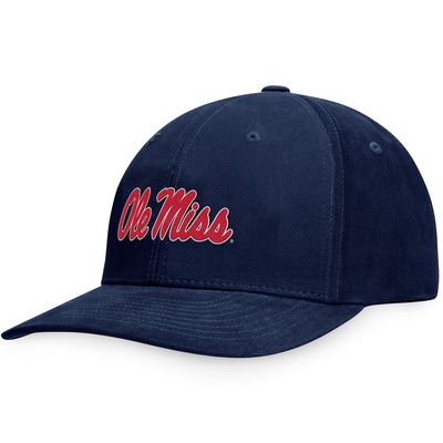 Men's Navy Ole Miss Rebels Scope Adjustable Hat