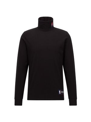Men's NBA Dribble Turtleneck Shirt - Black - Size Medium - Black - Size Medium