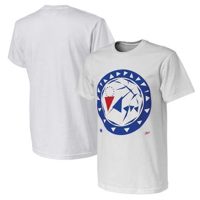 Men's NBA x Naturel White Philadelphia 76ers No Caller ID T-Shirt