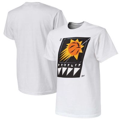 Men's NBA x Naturel White Phoenix Suns No Caller ID T-Shirt