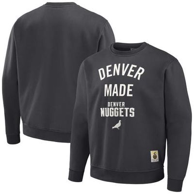 Men's NBA x Staple Anthracite Denver Nuggets Plush Pullover Sweatshirt
