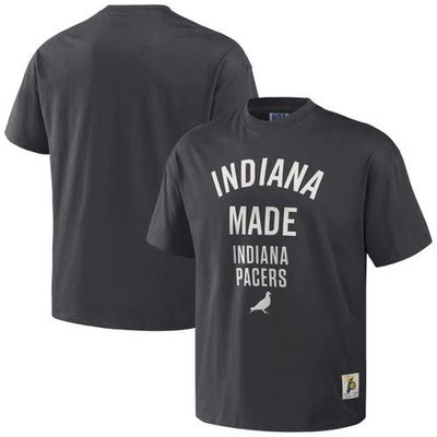 Men's NBA x Staple Anthracite Indiana Pacers Heavyweight Oversized T-Shirt