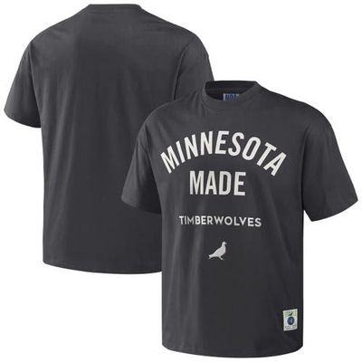 Men's NBA x Staple Anthracite Minnesota Timberwolves Heavyweight Oversized T-Shirt