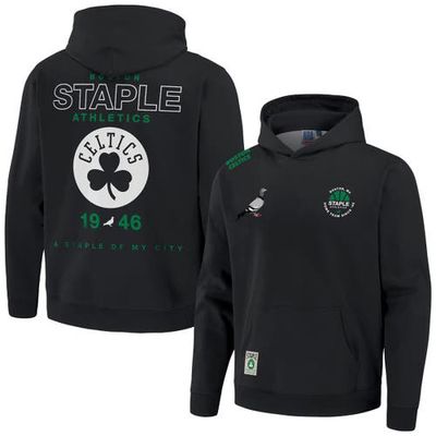 Men's NBA x Staple Black Boston Celtics My City Pullover Hoodie
