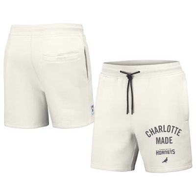 Men's NBA x Staple Cream Charlotte Hornets Heavyweight Fleece Shorts
