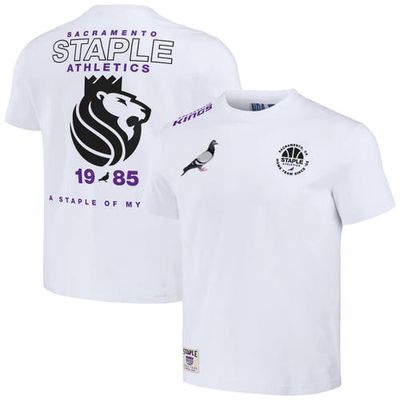 Men's NBA x Staple Cream Sacramento Kings Home Team T-Shirt