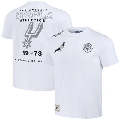 Men's NBA x Staple Cream San Antonio Spurs Home Team T-Shirt