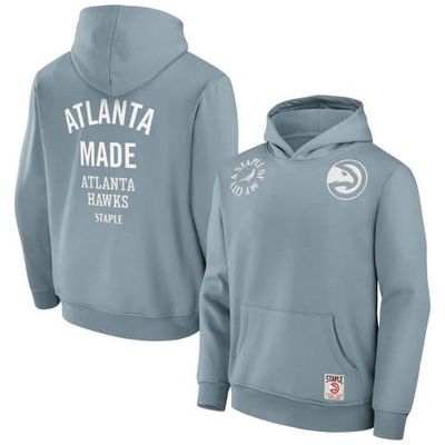 Men's NBA x Staple Mint Atlanta Hawks Plush Heavyweight Pullover Hoodie