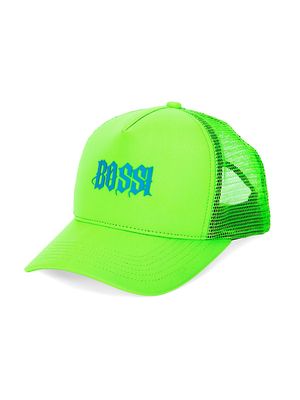 Men's Neon Green Trucker Hat - Neon Green - Neon Green