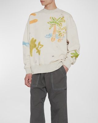 Men's Neon Palms Sweatshirt