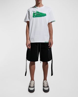 Men's Neon V 8-Bit T-Shirt