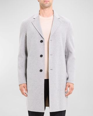 Men's New Divide Wool-Cashmere Topcoat