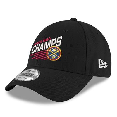 Men's New Era Black Denver Nuggets 2023 NBA Finals Champions Slant Fast 9FORTY Adjustable Hat
