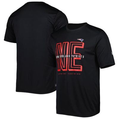 Men's New Era Black New England Patriots Scrimmage T-Shirt