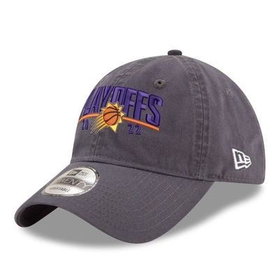Men's New Era Gray Phoenix Suns 2022 NBA Playoffs Arch 9TWENTY Adjustable Hat