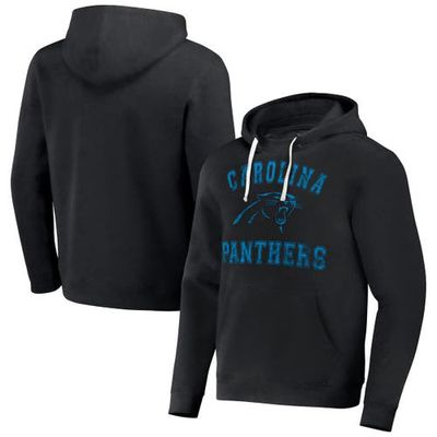 Men's NFL x Darius Rucker Collection by Fanatics Black Carolina Panthers Coaches Pullover Hoodie