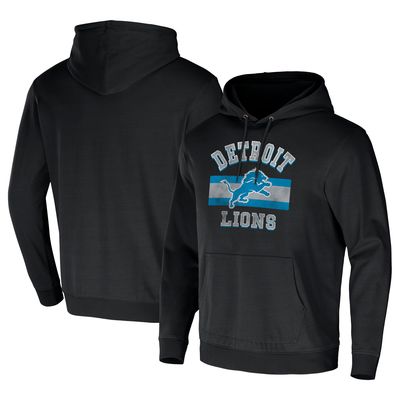 Men's NFL x Darius Rucker Collection by Fanatics Black Detroit Lions Pullover Hoodie