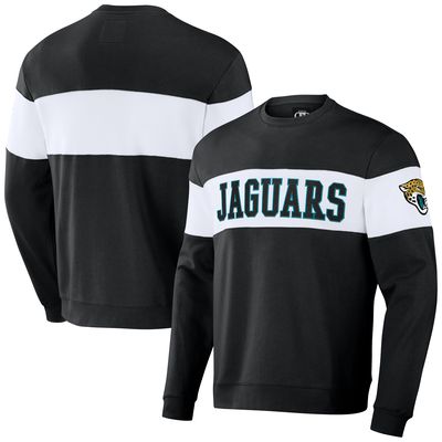 Men's NFL x Darius Rucker Collection by Fanatics Black Jacksonville Jaguars Team Color & White Pullover Sweatshirt