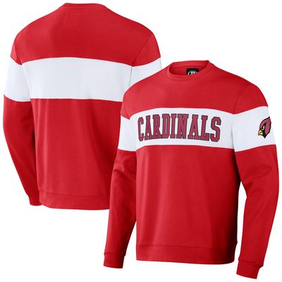 Men's NFL x Darius Rucker Collection by Fanatics Cardinal Arizona Cardinals Team Color & White Pullover Sweatshirt