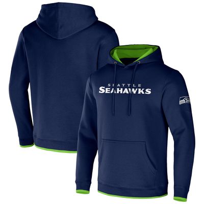 Men's NFL x Darius Rucker Collection by Fanatics College Navy Seattle Seahawks Pullover Hoodie