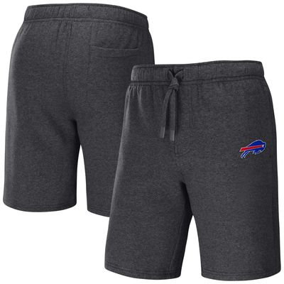 Men's NFL x Darius Rucker Collection by Fanatics Heather Charcoal Buffalo Bills Logo Shorts