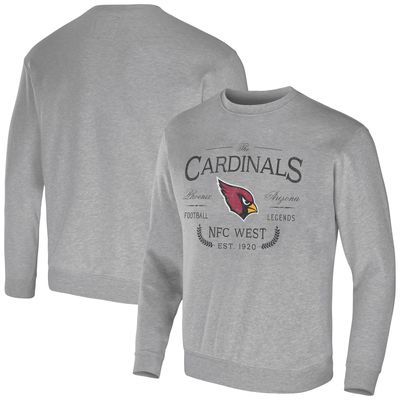 Men's NFL x Darius Rucker Collection by Fanatics Heather Gray Arizona Cardinals Pullover Sweatshirt