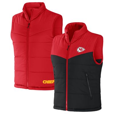 Men's NFL x Darius Rucker Collection by Fanatics Red Kansas City Chiefs Colorblocked Full-Zip Vest