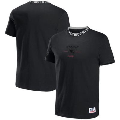 Men's NFL x Staple Black Tampa Bay Buccaneers Globe T-Shirt