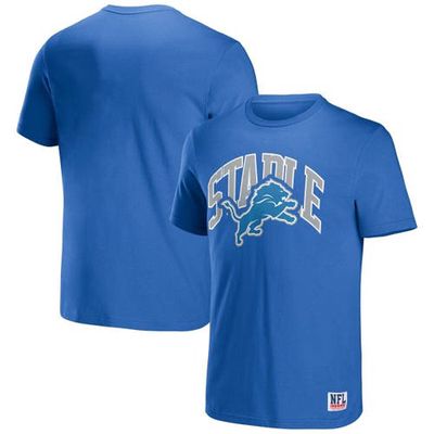 Men's NFL x Staple Blue Detroit Lions Logo Lockup T-Shirt