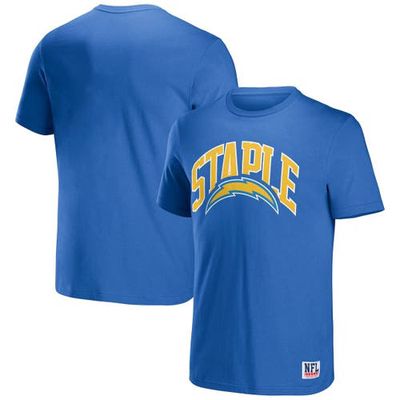 Men's NFL x Staple Blue Los Angeles Chargers Logo Lockup T-Shirt