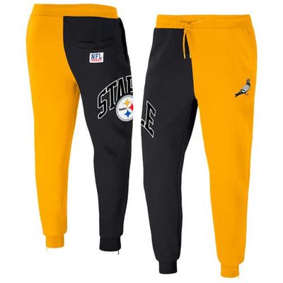 Men's NFL x Staple Gold Pittsburgh Steelers Split Logo Fleece Pants