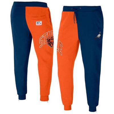 Men's NFL x Staple Orange Chicago Bears Split Logo Fleece Pants
