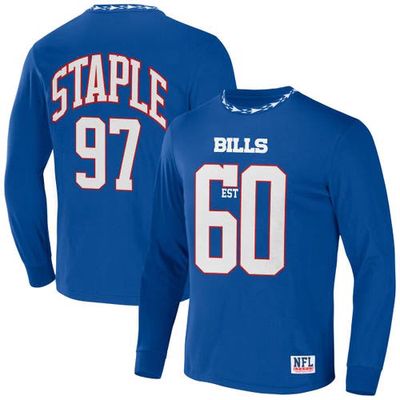 Men's NFL x Staple Royal Buffalo Bills Core Team Long Sleeve T-Shirt