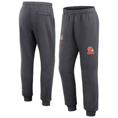 Men's Nike Anthracite Cleveland Browns 2023 Sideline Club Jogger Pants