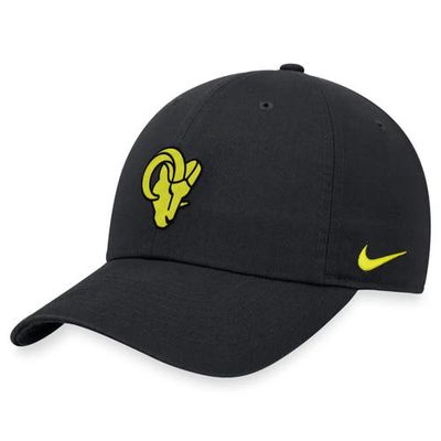 Men's Nike Anthracite Los Angeles Rams Heritage86 Volt Adjustable Hat