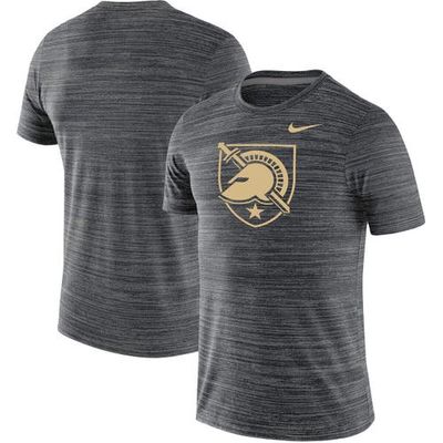 Men's Nike Black Army Black Knights Big & Tall Velocity Space-Dye Performance T-Shirt