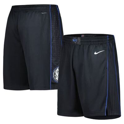 Men's Nike Black Dallas Mavericks 2023/24 City Edition Swingman Shorts