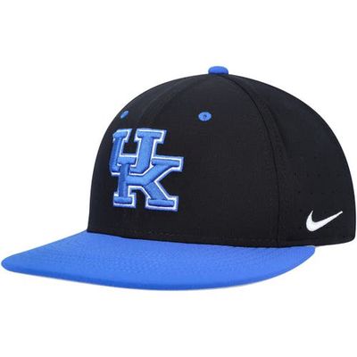 Men's Nike Black Kentucky Wildcats Aero True Baseball Performance Fitted Hat