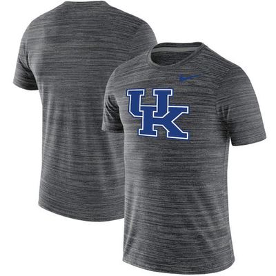 Men's Nike Black Kentucky Wildcats Big & Tall Velocity Space-Dye Performance T-Shirt