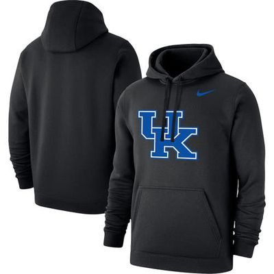 Men's Nike Black Kentucky Wildcats Logo Club Pullover Hoodie