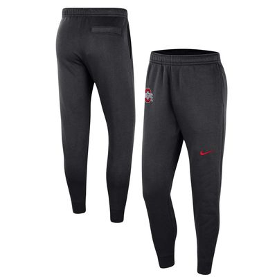 Men's Nike Black Ohio State Buckeyes Club Fleece Pants
