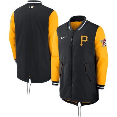 Men's Nike Black Pittsburgh Pirates Dugout Performance Full-Zip Jacket