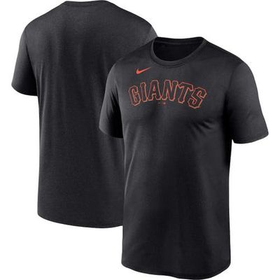 Men's Nike Black San Francisco Giants Wordmark Legend Performance Big & Tall T-Shirt